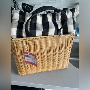 NWT Kate Spade wicker Sam